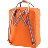 Городской рюкзак Fjallraven Kanken Rainbow Burnt Orange/Rainbow Pattern 16 л 23620.212-907