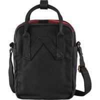 Наплечная сумка Fjallraven Kanken Re-Wool Sling Red/Black 2.5 л 23329.320-550