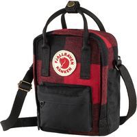 Наплечная сумка Fjallraven Kanken Re-Wool Sling Red/Black 2.5 л 23329.320-550