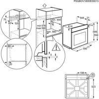 Духовой шкаф электрический ELECTROLUX OED3H50X