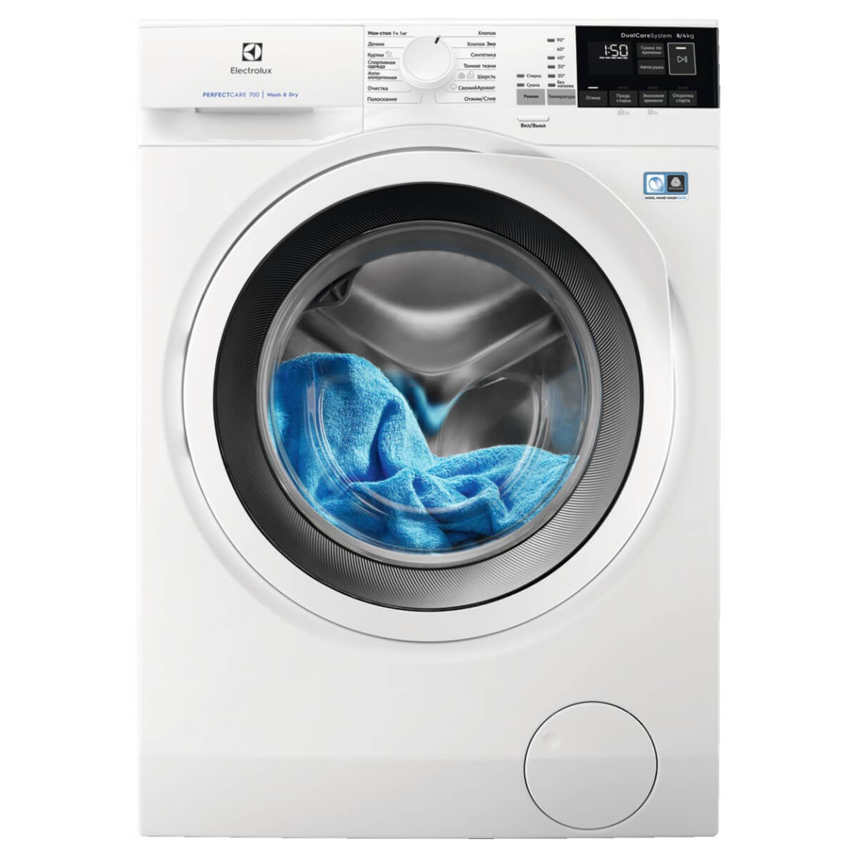 Стирально-сушильная машина ELECTROLUX EW7WR4684W