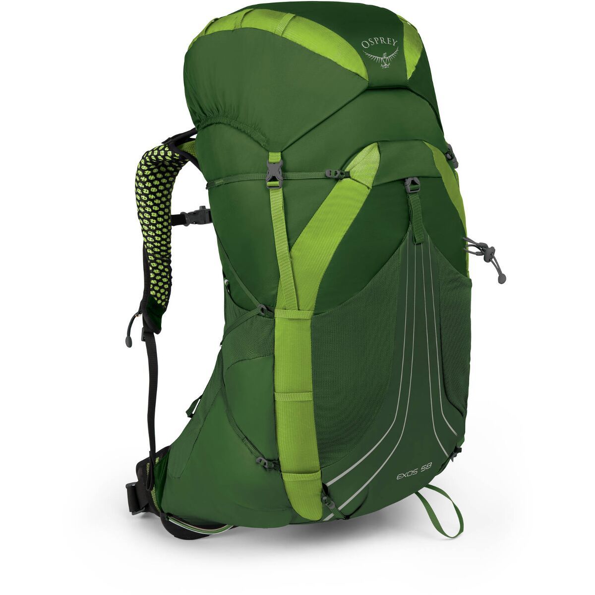 Рюкзак Osprey Exos 58 (2021) Tunnel Green зелений
