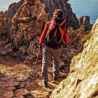 Рюкзак Osprey Exos 38 (2021) Blaze Black чорний