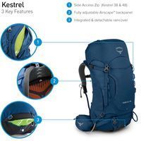 Рюкзак Osprey Kestrel 38 Picholine Green - зелений