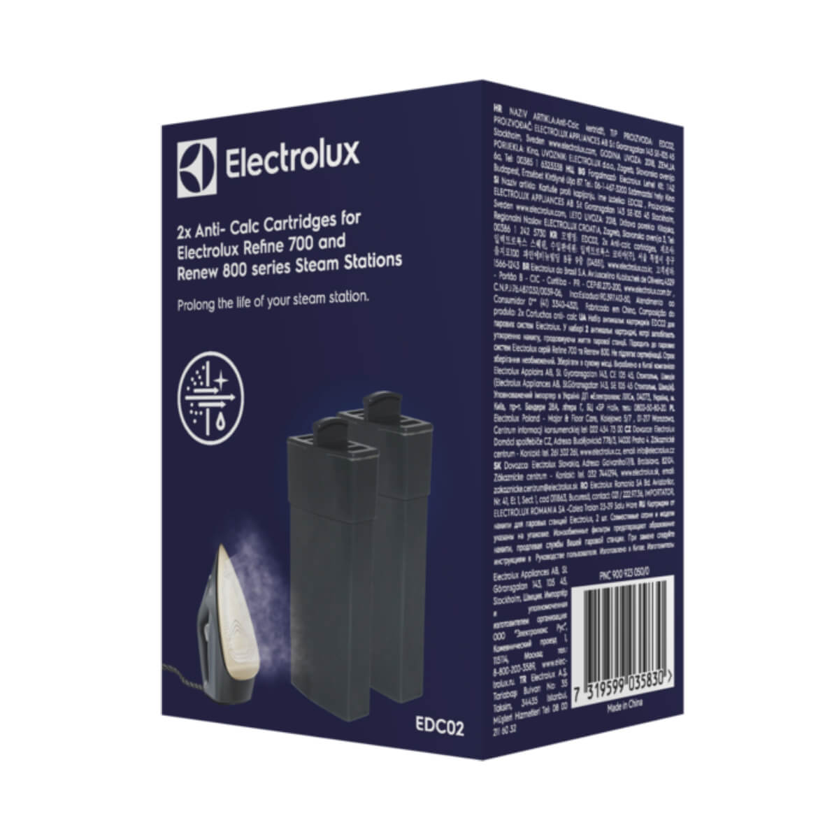 Защита от накипи для паровых утюгов Electrolux EDC02