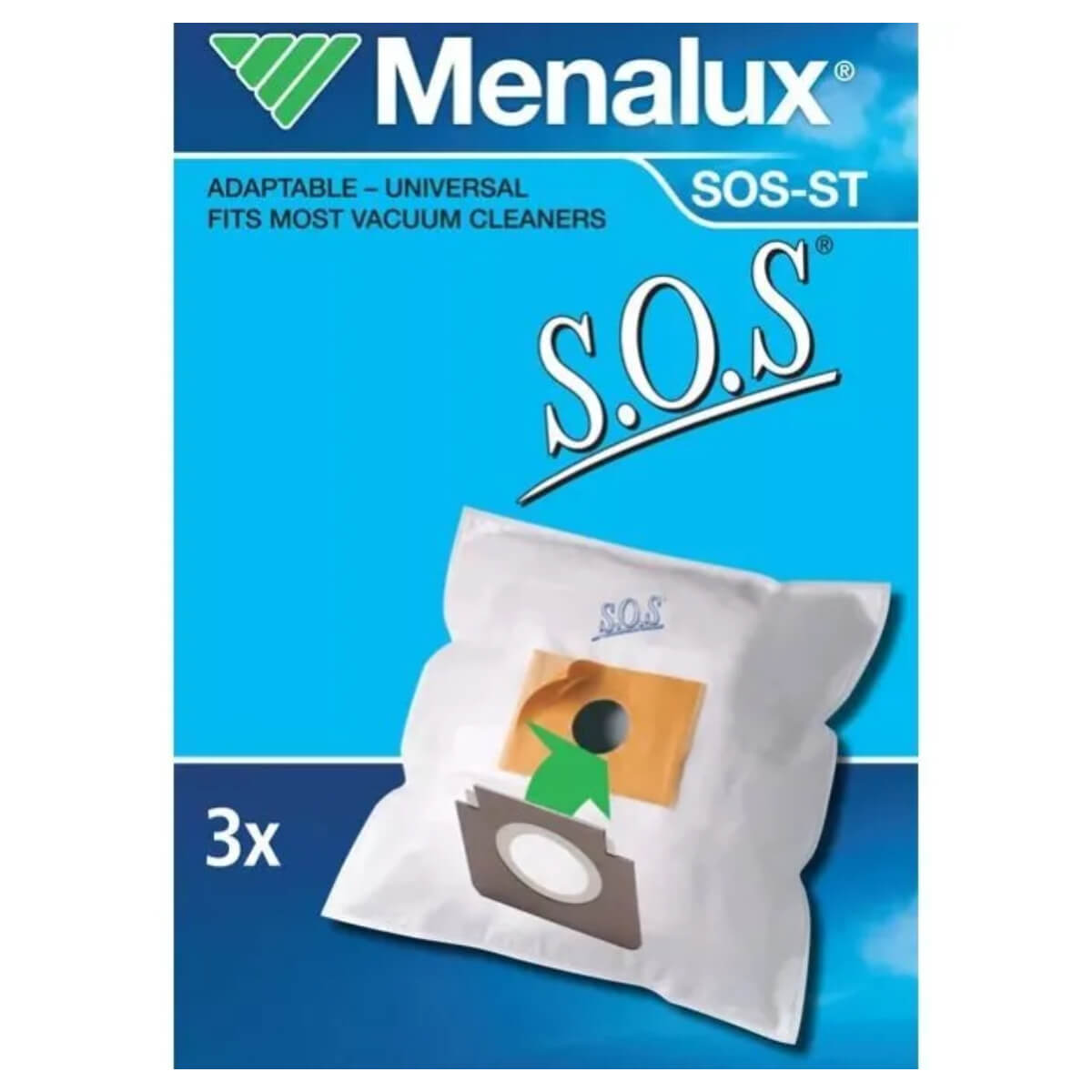 Мешки для пылесоса Menalux SOS-ST 3 шт