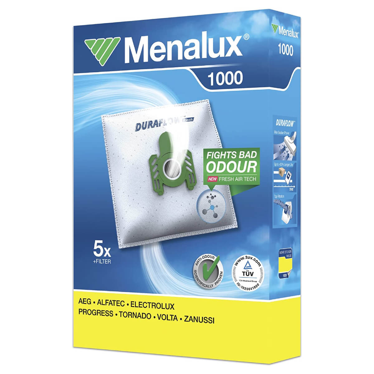 Мешки для пылесоса Menalux 1000 5 шт + фильтр