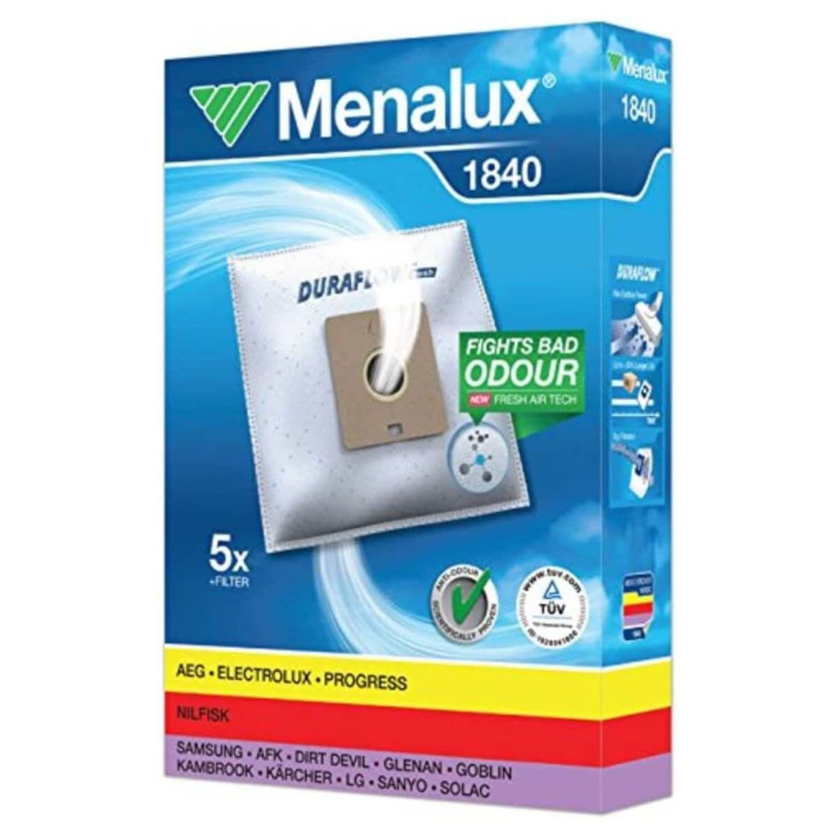 Мешки для пылесоса Menalux 1840 5 шт + фильтр
