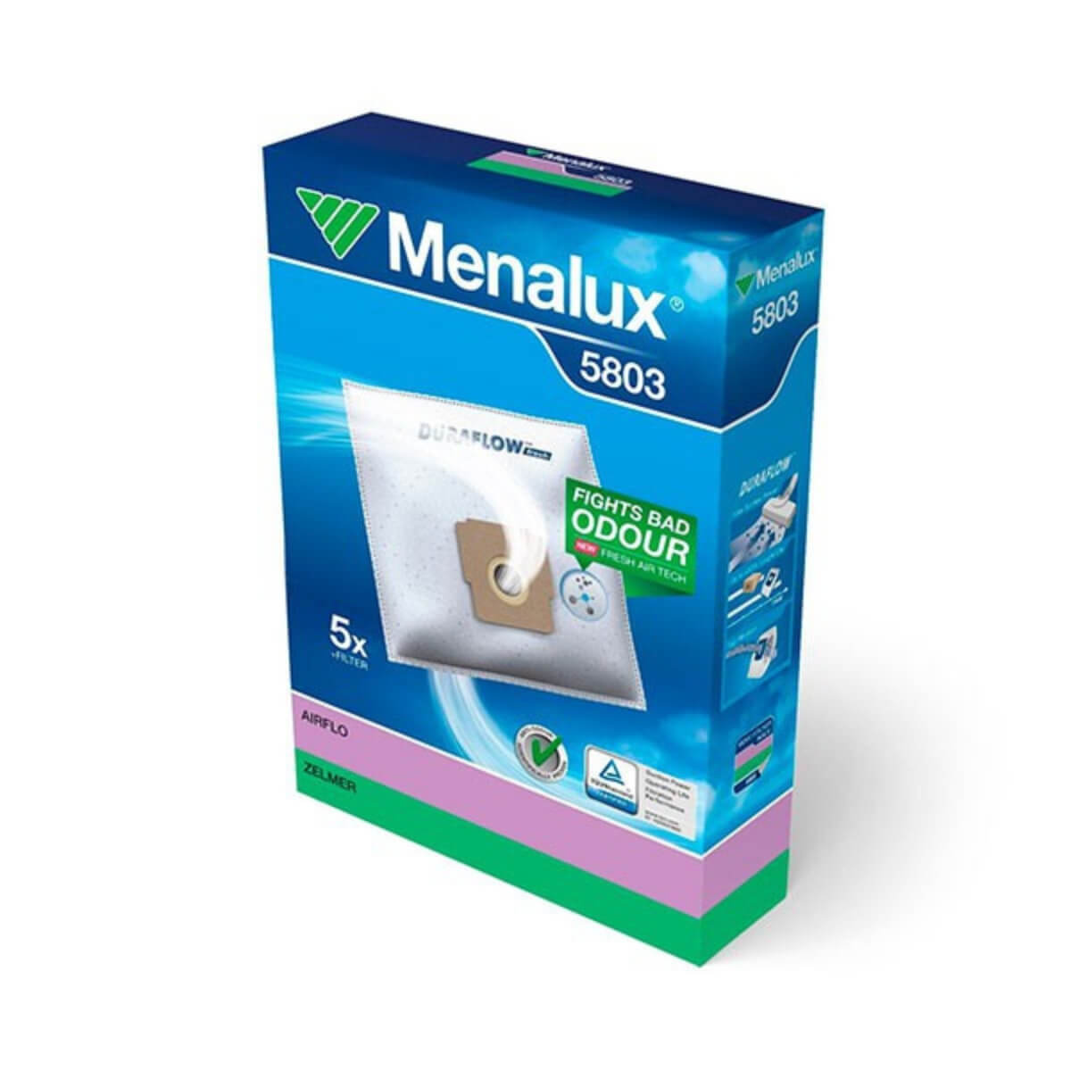 Мешки для пылесоса Menalux 5803 5 шт + фильтр