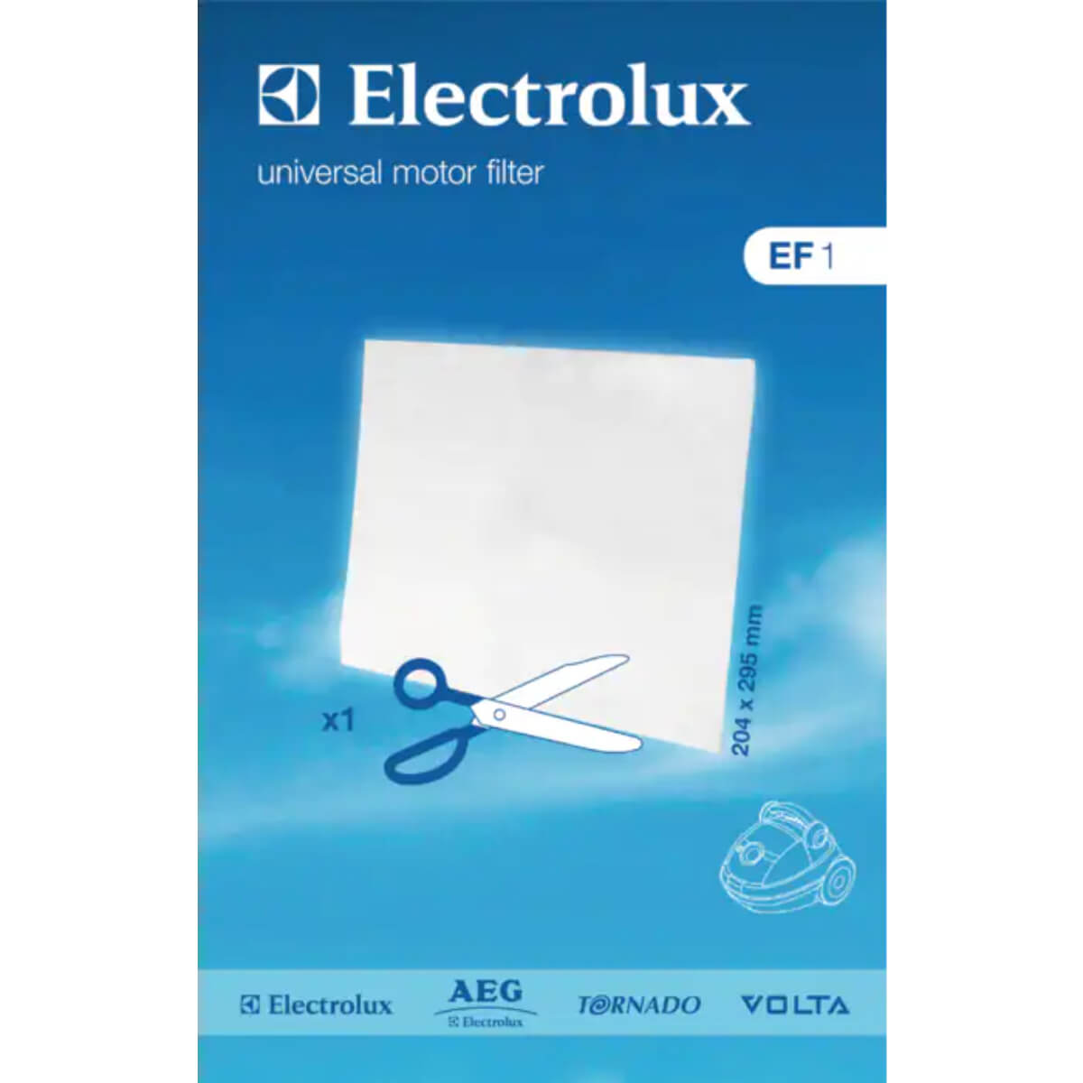 Универсальный фильтр для пылесоса Electrolux EF1