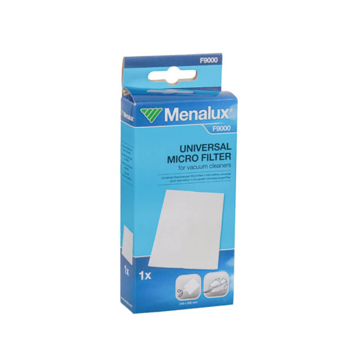 Универсальный фильтр для пылесоса Menalux F9000