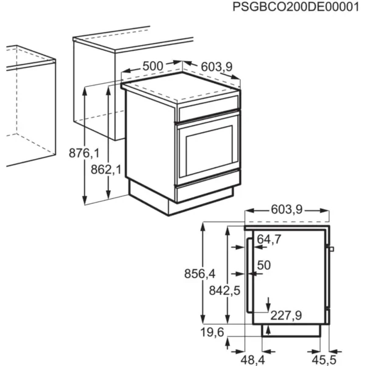 Плита кухонная газовая ELECTROLUX RKG500002W