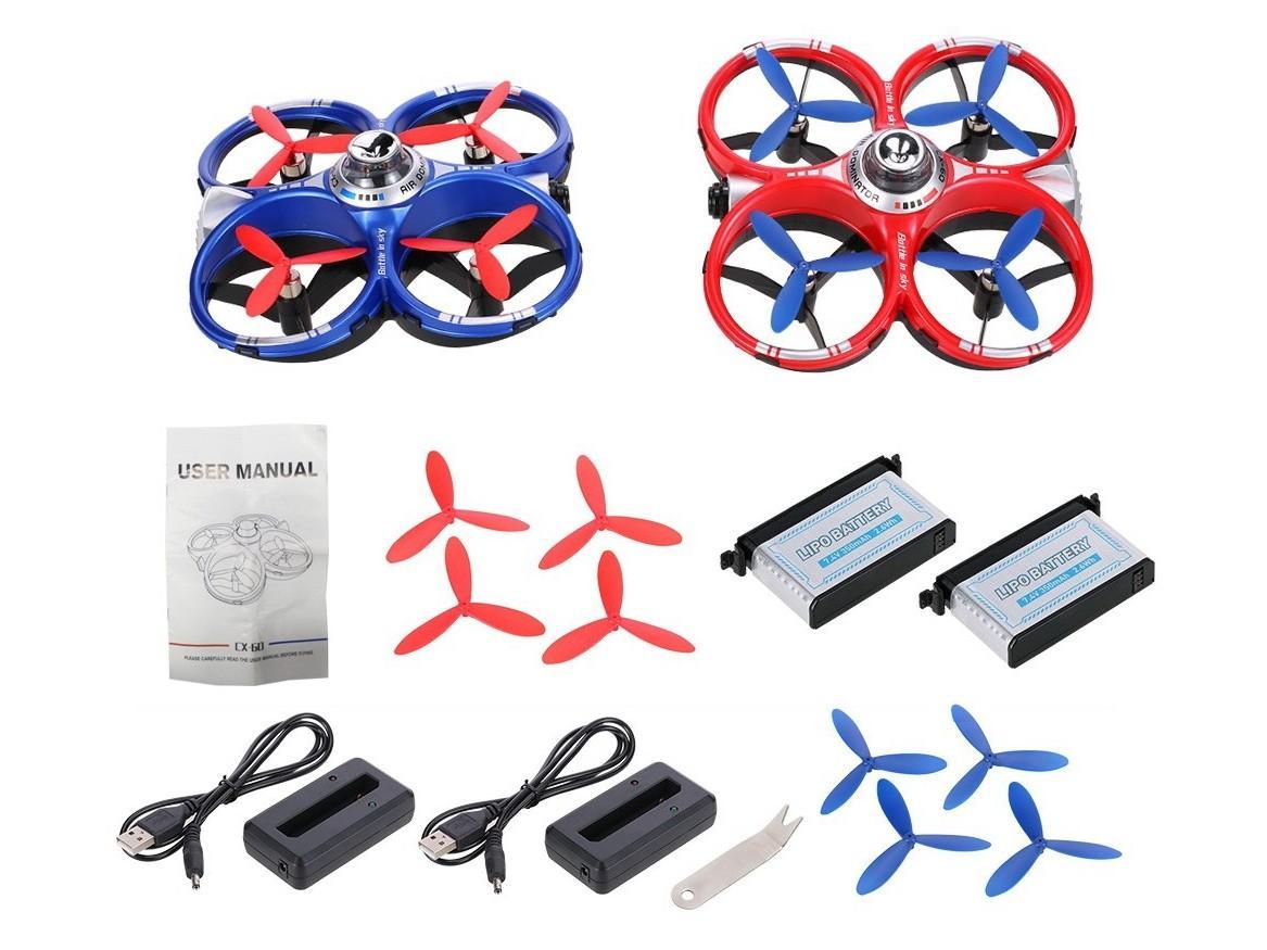 Бой квадрокоптеров WiFi Cheerson CX-60 Air Dominator для iOS CX-60