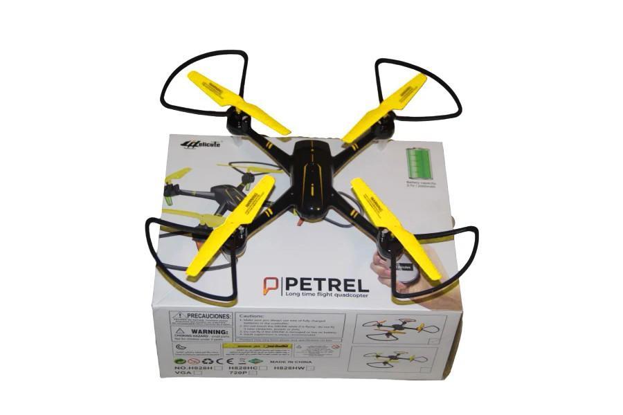 Квадрокоптер с камерой Wi-Fi Helicute H828HW PETREL с длительным временем полёта 22 мин (чёрный) HCT-H828HWb