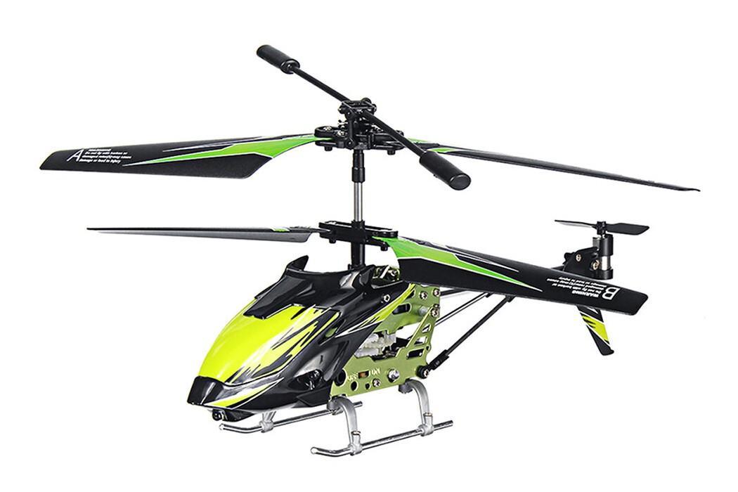 Вертолёт на радиоуправлении 3-к WL Toys S929 с автопилотом (зеленый) WL-S929g