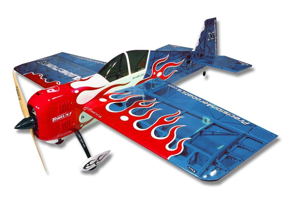 Самолёт радиоуправляемый Precision Aerobatics Addiction X 1270мм KIT (синий) PA-ADX-BLUE