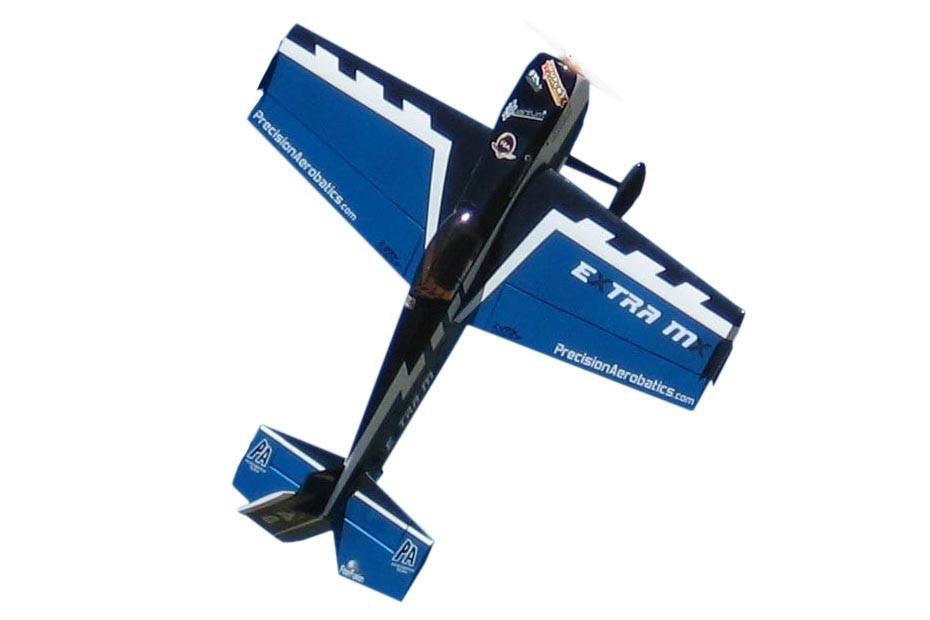 Самолёт радиоуправляемый Precision Aerobatics Extra MX 1472мм KIT (синий) PA-MX-BLUE