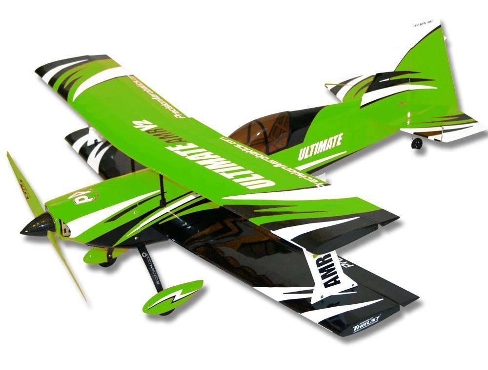 Самолёт радиоуправляемый Precision Aerobatics Ultimate AMR 1014мм KIT (зеленый) PA-AMR-GREEN