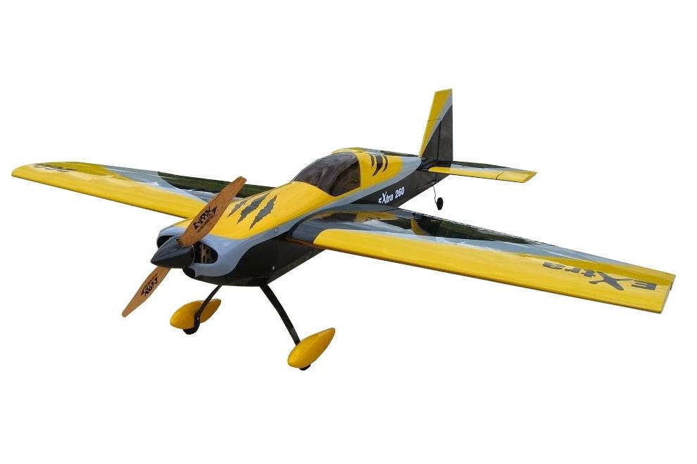 Самолёт радиоуправляемый Precision Aerobatics Extra 260 1219мм KIT (желтый) PA-EXT-YELLOW