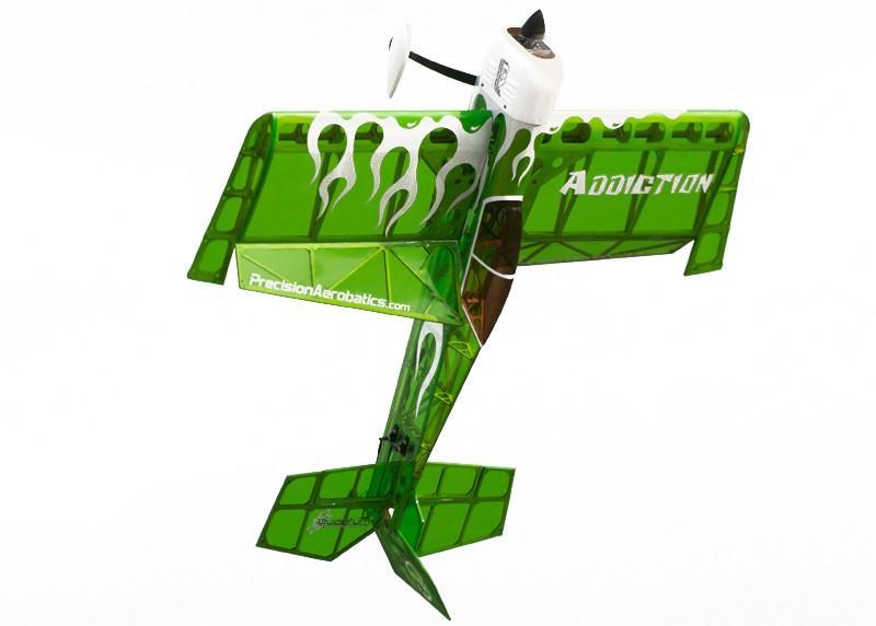 Самолёт радиоуправляемый Precision Aerobatics Addiction 1000мм KIT (зеленый) PA-AD-GREEN
