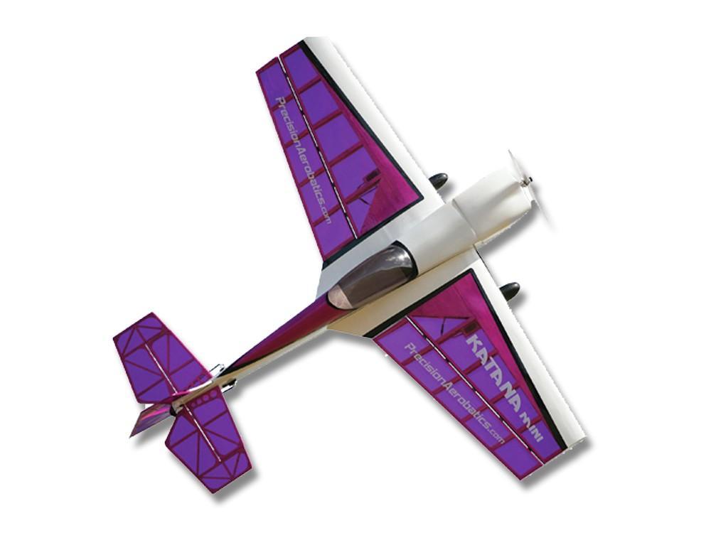 Самолёт радиоуправляемый Precision Aerobatics Katana Mini 1020мм KIT (фиолетовый) PA-KM-PURPLE