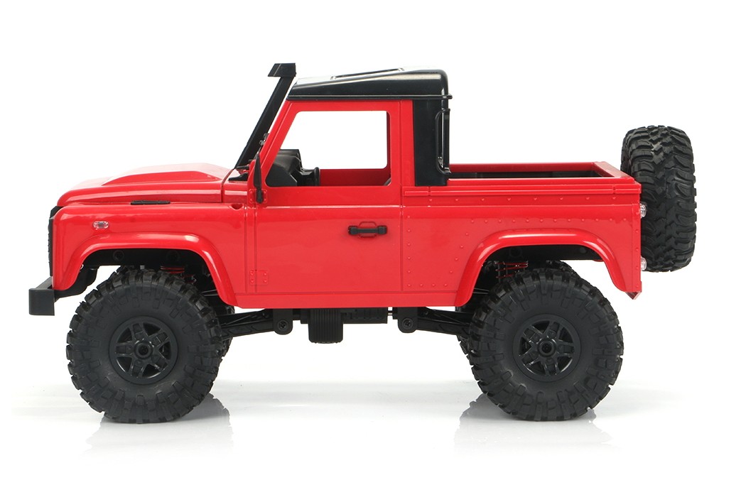 Машинка на радиоуправлении 1:12 MN Model Краулер D90 Defender полноприводный (красный) MN-91-1R