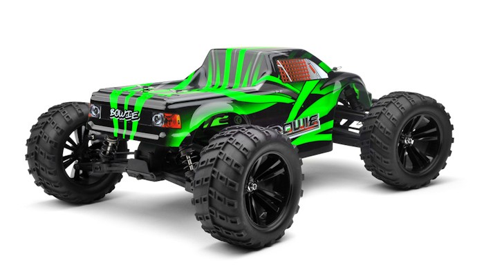 Радиоуправляемая модель Монстр 1:10 Himoto Bowie E10MT Brushed (зеленый) E10MTg