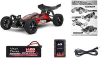 Радиоуправляемая модель Багги 1:10 Himoto Tanto E10XBL Brushless (красный) E10XBLr