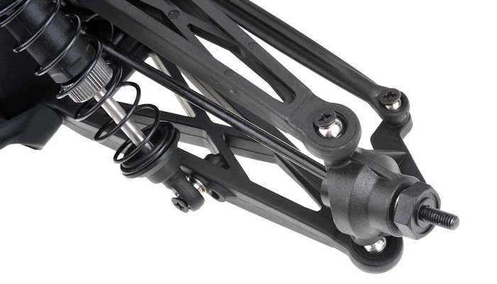 Радиоуправляемая модель Трагги 1:10 Himoto Katana E10XT Brushed (красный) E10XTr