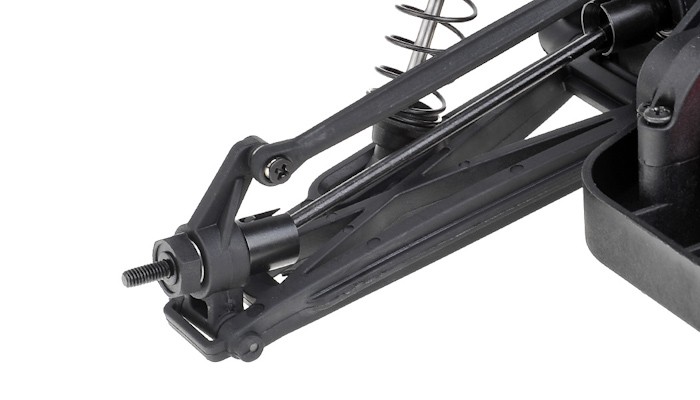 Радиоуправляемая модель Трагги 1:10 Himoto Katana E10XT Brushed (красный) E10XTr