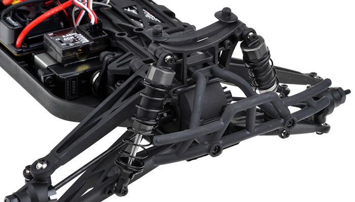 Радиоуправляемая модель Трагги 1:10 Himoto Katana E10XTL Brushless (зеленый) E10XTLg
