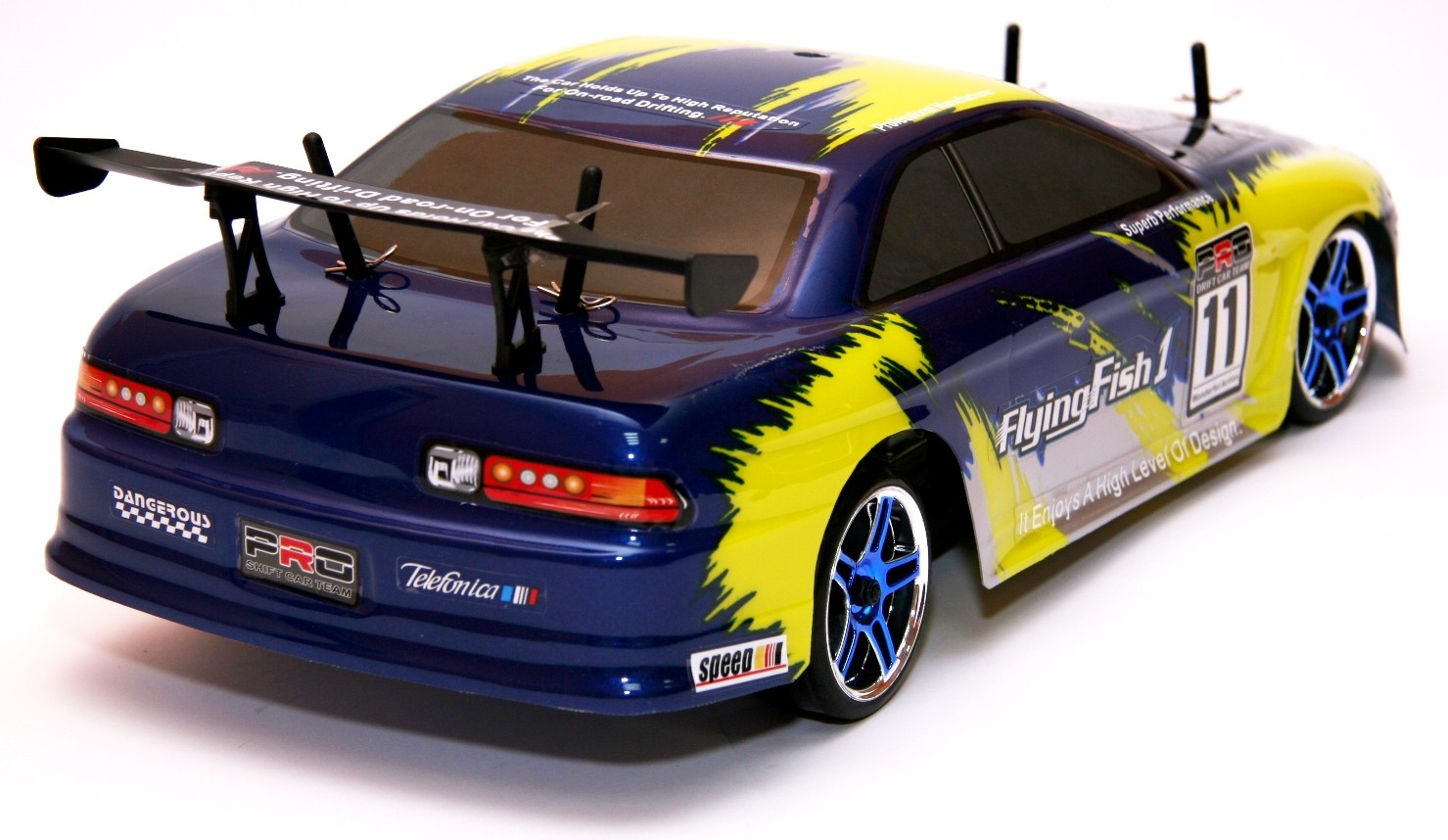 Радиоуправляемая модель Дрифт 1:10 Himoto DRIFT TC HI4123BL Brushless (синий) HI4123BLb