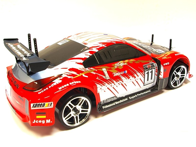 Радиоуправляемая модель Дрифт 1:10 Himoto DRIFT TC HI4123BL Brushless (красный) HI4123BLr