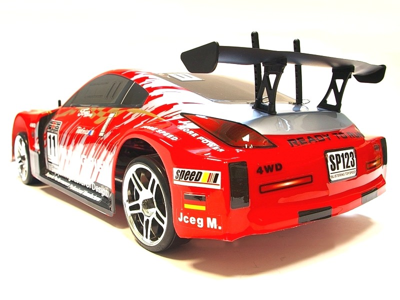 Радиоуправляемая модель Дрифт 1:10 Himoto DRIFT TC HI4123BL Brushless (красный) HI4123BLr