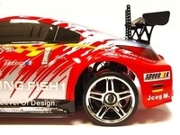 Радиоуправляемая модель Дрифт 1:10 Himoto DRIFT TC HI4123BL Brushless (красный) HI4123BLr