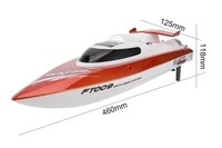 Катер на радиоуправлении Fei Lun FT009 High Speed Boat (оранжевый) FL-FT009o