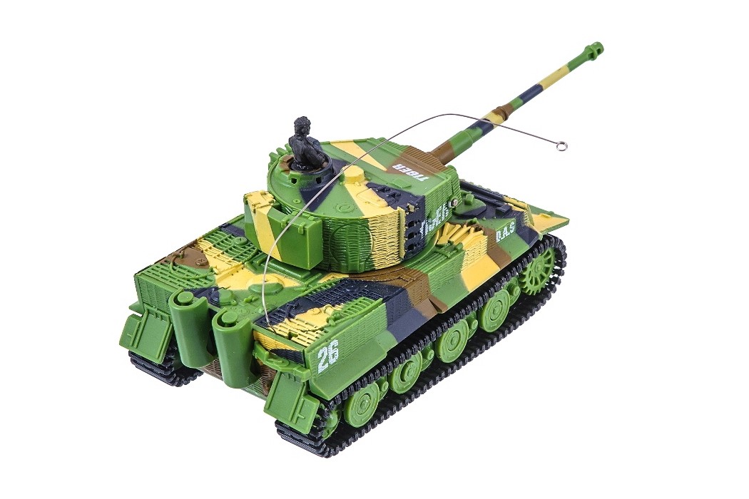 Танк на радиоуправлении 1:72 GWT Tiger 2117 (хаки зеленый) GWT2117-1