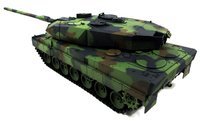 Танк р/у 2.4GHz 1:16 Heng Long Leopard II A6 с пневмопушкой и дымом (HL3889-1) HL3889-1