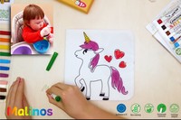 Фломастеры детские смываемые для малышей MALINOS Babyzauber 10 шт MA-300011