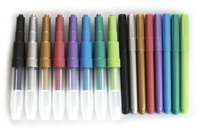 Фломастеры и аэрографы металлик Malinos Metallic XXL 16 (8+8 шт) MA-300969