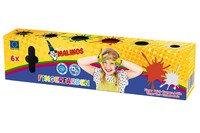 Пальчиковые краски безглютеновые MALINOS Fingerfarben непроливаемые 6 цветов MA-300012