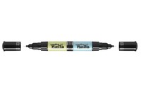 Детский лак-карандаш для ногтей Malinos Creative Nails на водной основе (2 цвета зелёный + голубой) MA-303001