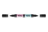 Детский лак-карандаш для ногтей Malinos Creative Nails на водной основе (2 цвета Голубой + Розовый) MA-303016+303023