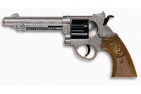 Игрушечный пистолет Edison Giocattoli West Colt 28см 8-зарядный с мишенью и пульками (465/32) ED-0465320