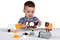Пазл 3D детский магнитные животные POPULAR Playthings Mix or Match (корова, лошадь, овца, собака) PPT-62001