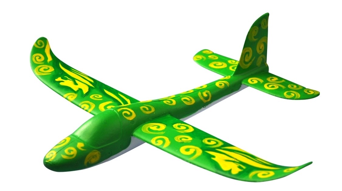 Планер метательный J-Color Nano Hawk 310мм c комплектом красок JC-30310