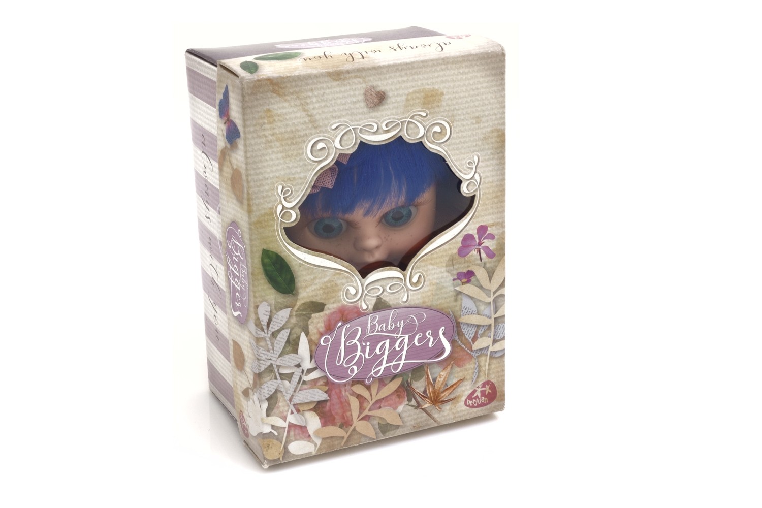 Кукла пупс Berjuan БЭБИ БИГГЕРС с запахом ванили 14 см (AZUL) BJN-24103