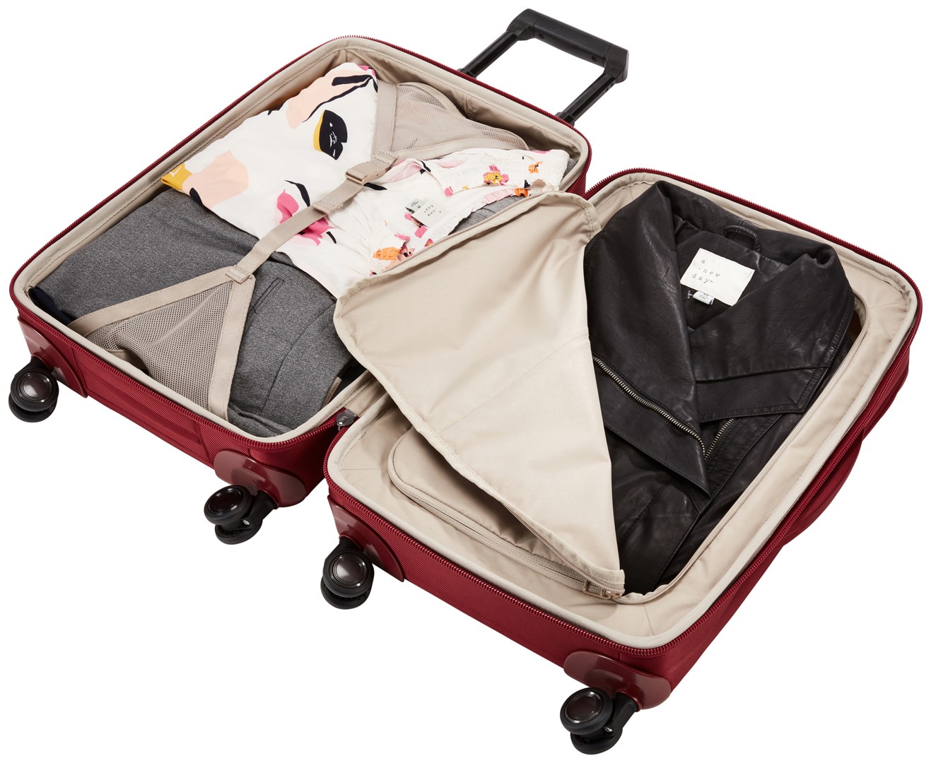 Чемодан на колесах Thule Spira Carry-On Spinner with Shoes Bag (Rio Red) (TH 3204145)