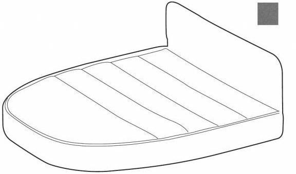 Накидка люльки (Grey Melange) 54028 (Sleek Bassinet) (TH 54028)