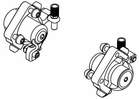 Суппорта тормозов (к-т) 40105136 (Chariot Sport) (TH 40105136)